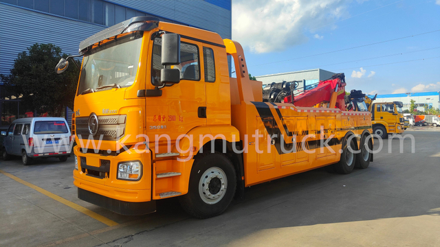 Trak Tunda Pembongkar Bersepadu Shacman Delong Dwi Gandar Belakang