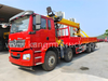 Shacman Delong 16Tons 텔레스코픽 스트레이트 암 크레인 트럭