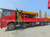 Shacman Delong 16Tons 텔레스코픽 스트레이트 암 크레인 트럭