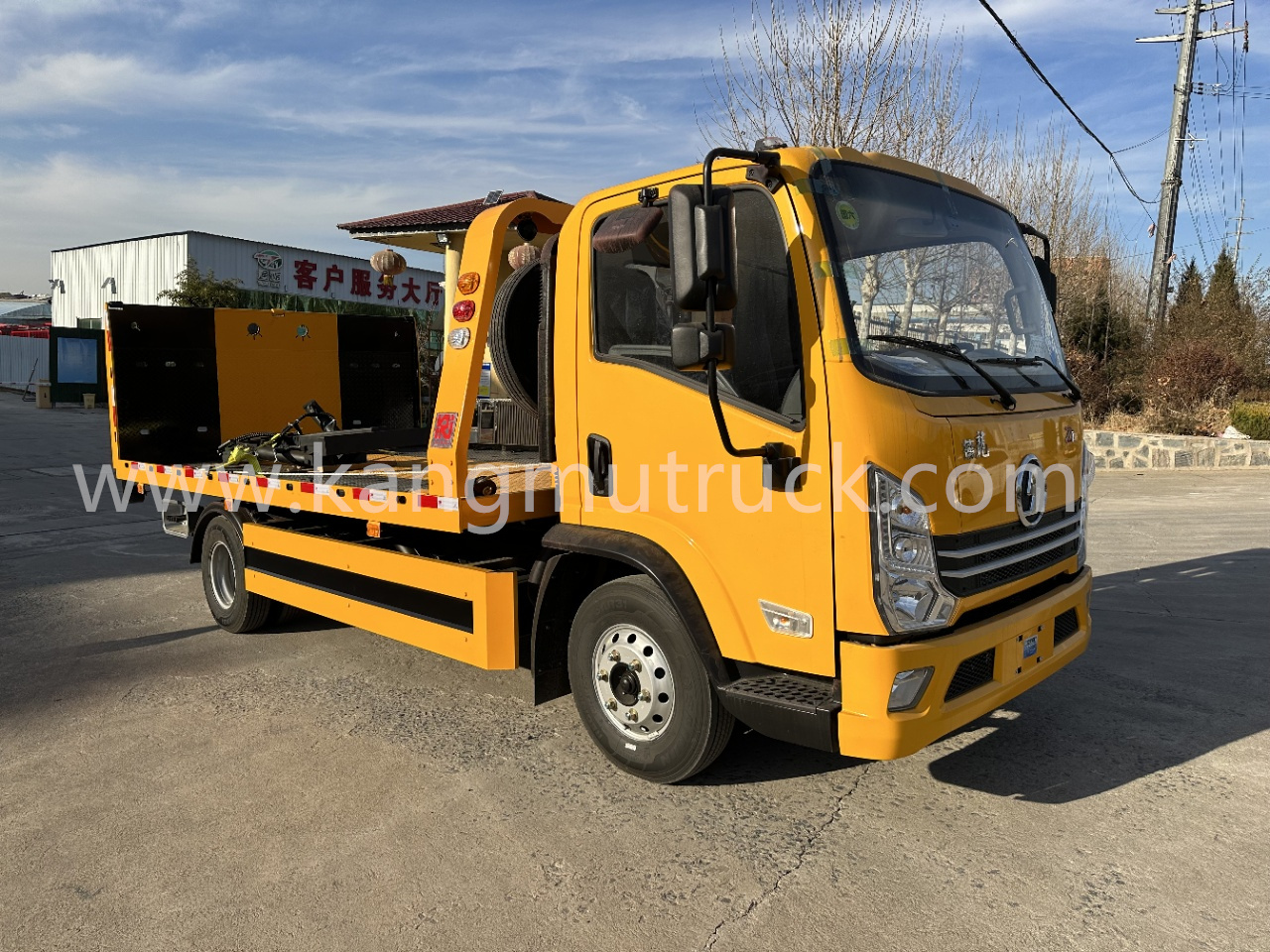 Shacman Delong Z1 Бортовой эвакуатор с раздвижной платформой Эвакуатор-эвакуатор