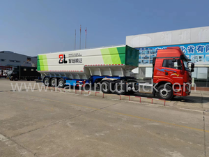 Rimorchio per il trasporto di cereali a 3 assi da 11,7 m