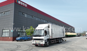 W pełni zautomatyzowana ciężar&oacute;wka do transportu drobiu w kontrolowanej temperaturze Isuzu