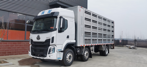 Dongfeng Chenglong 3 Axles မွေးမြူရေးသယ်ယူပို့ဆောင်ရေးထရပ်