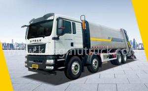  Sinotruk Sitrak 26 Cbm መጭመቂያ የቆሻሻ መኪና
