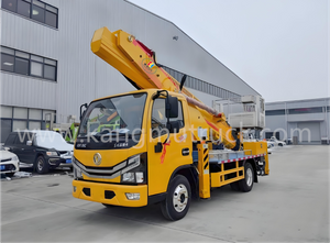 Dongfeng Dolika 28メートルの空中リフトトラック