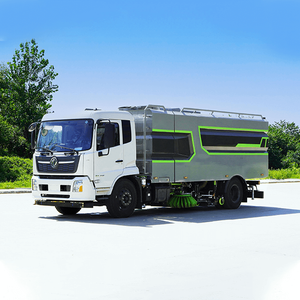 شاحنة كنس الشوارع وتنظيف الطرق ذات الضغط العالي Dongfeng 4X2 مع خزان مياه سعة 9 متر مكعب