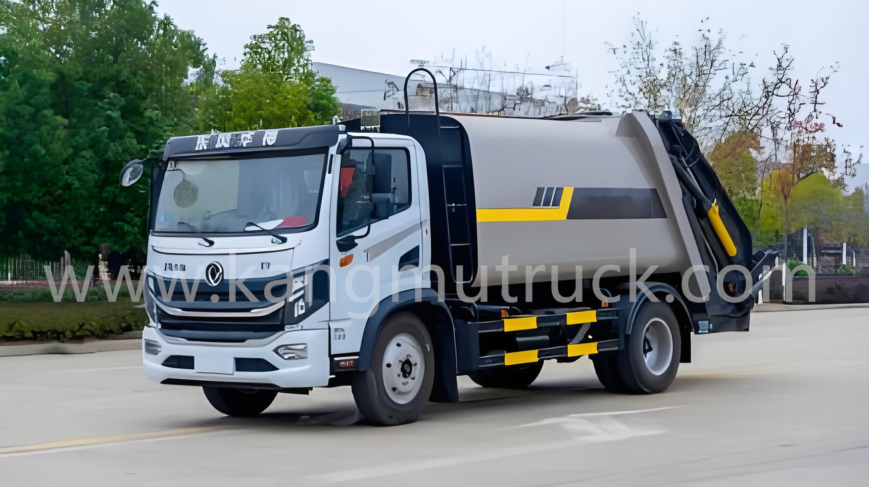 Dongfeng Huashen T3 12Cbm መጭመቂያ ቆሻሻ መኪና