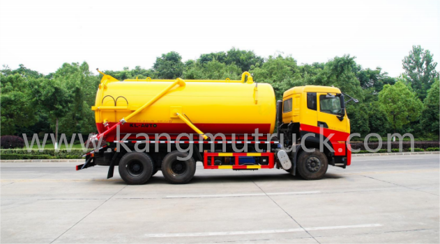 Dongfeng KL 18Cbm স্যুয়েজ সাকশন ট্রাক