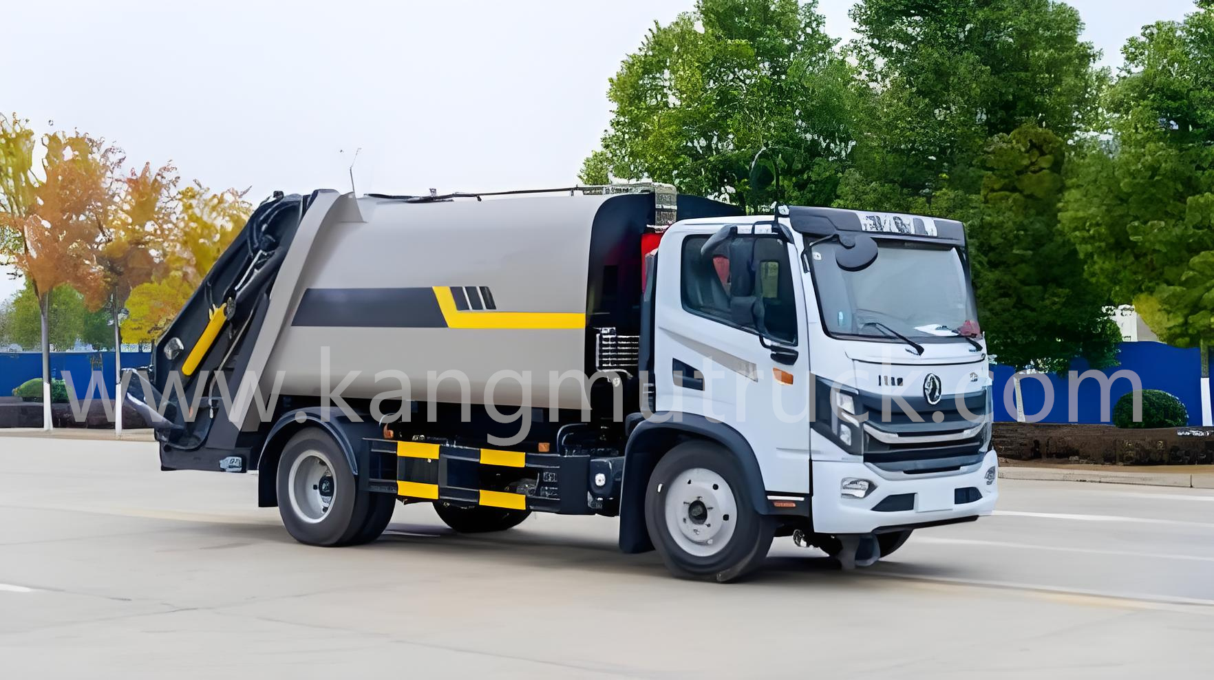 Dongfeng Huashen T3 12Cbm መጭመቂያ ቆሻሻ መኪና