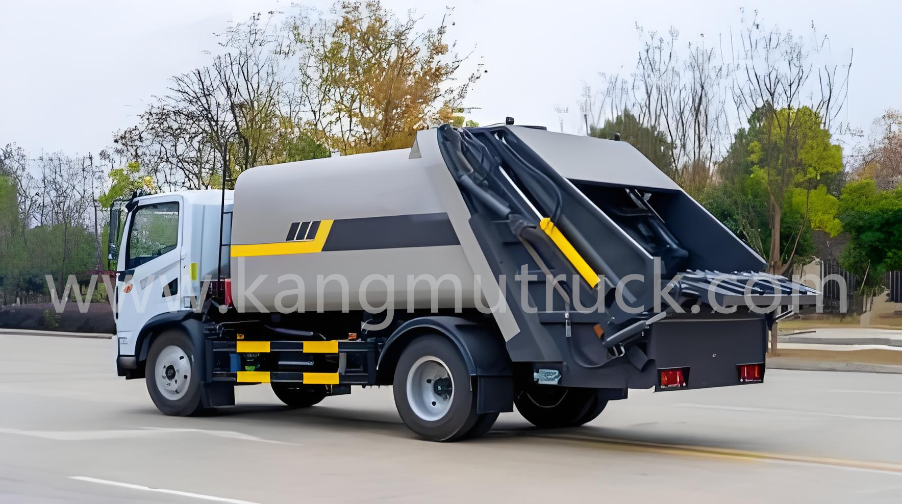Dongfeng Huashen T3 12Cbm መጭመቂያ ቆሻሻ መኪና