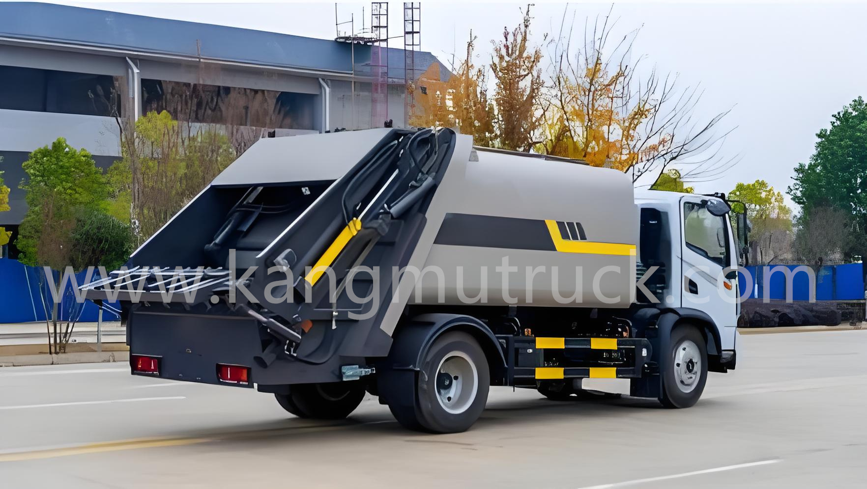 Dongfeng Huashen T3 12Cbm መጭመቂያ ቆሻሻ መኪና