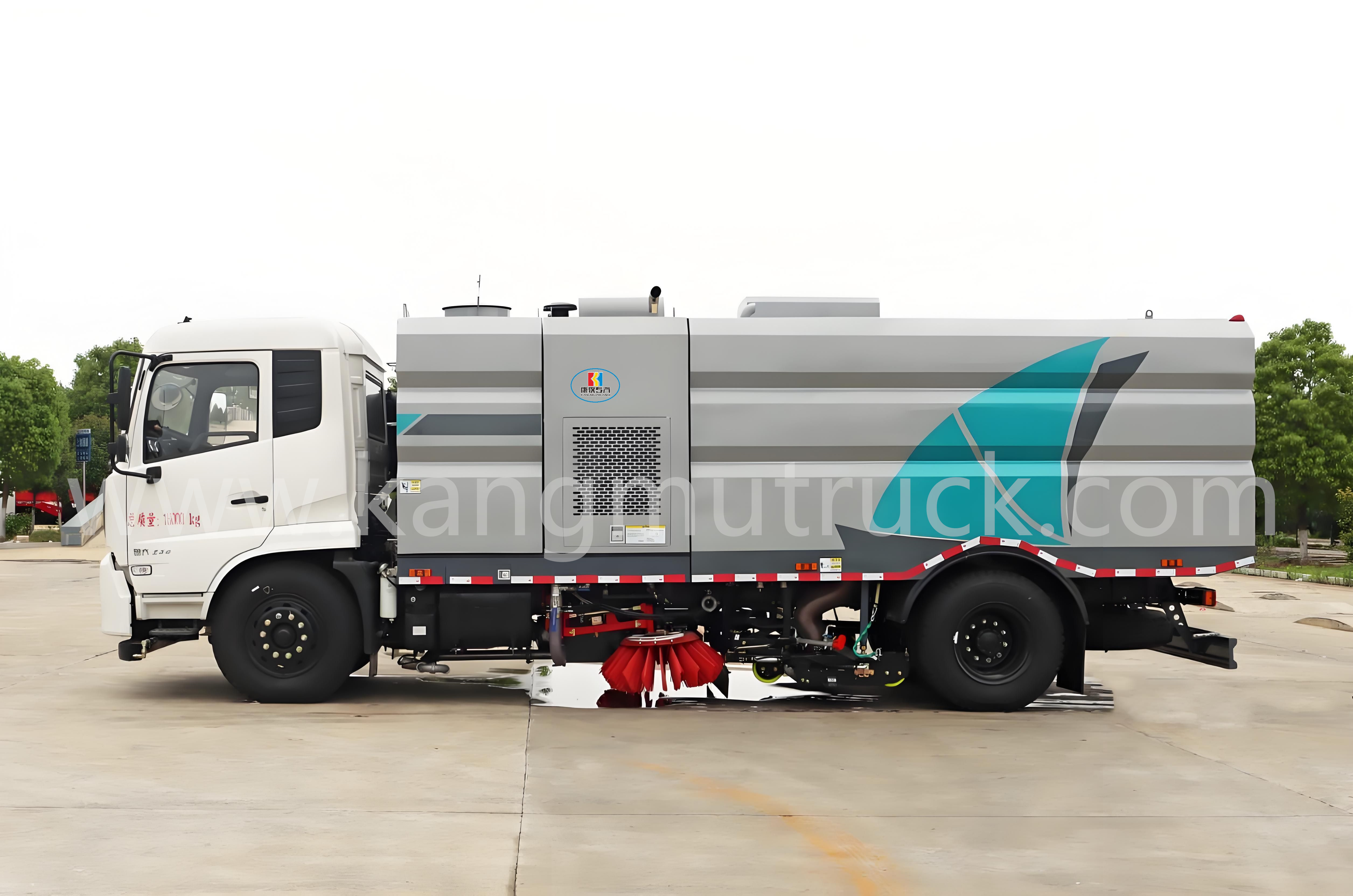Dongfeng KR Road Washing Sweeper Truck(2)